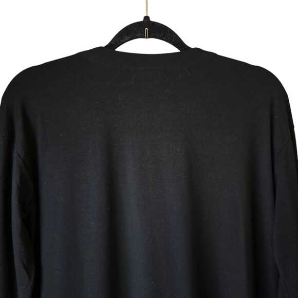 J Jill Women's Black Cardigan Size S Wearever Collection Stretch Minimalist - Picture 7 of 9